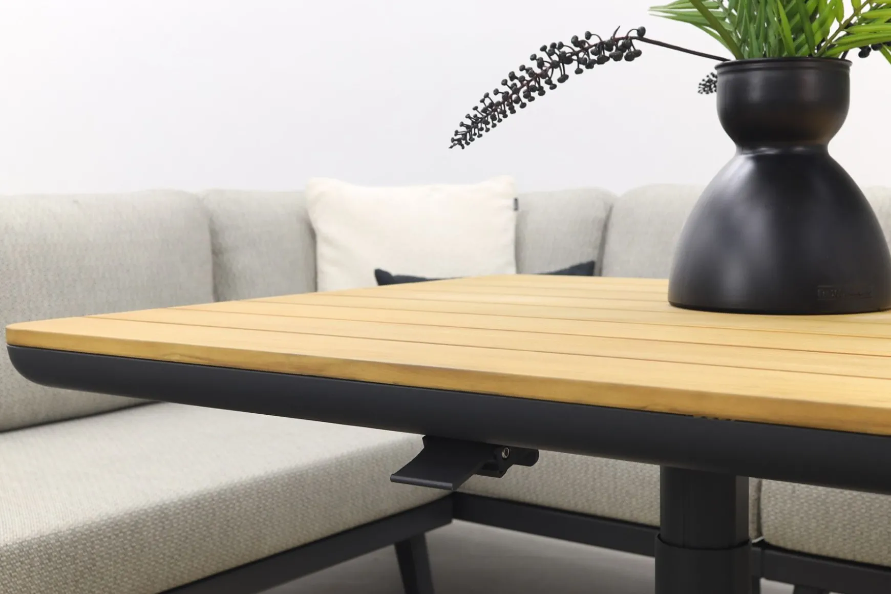 Durban/Medina teak verstelbare loungeset - hoekbank - 2-delig - Op=Op
