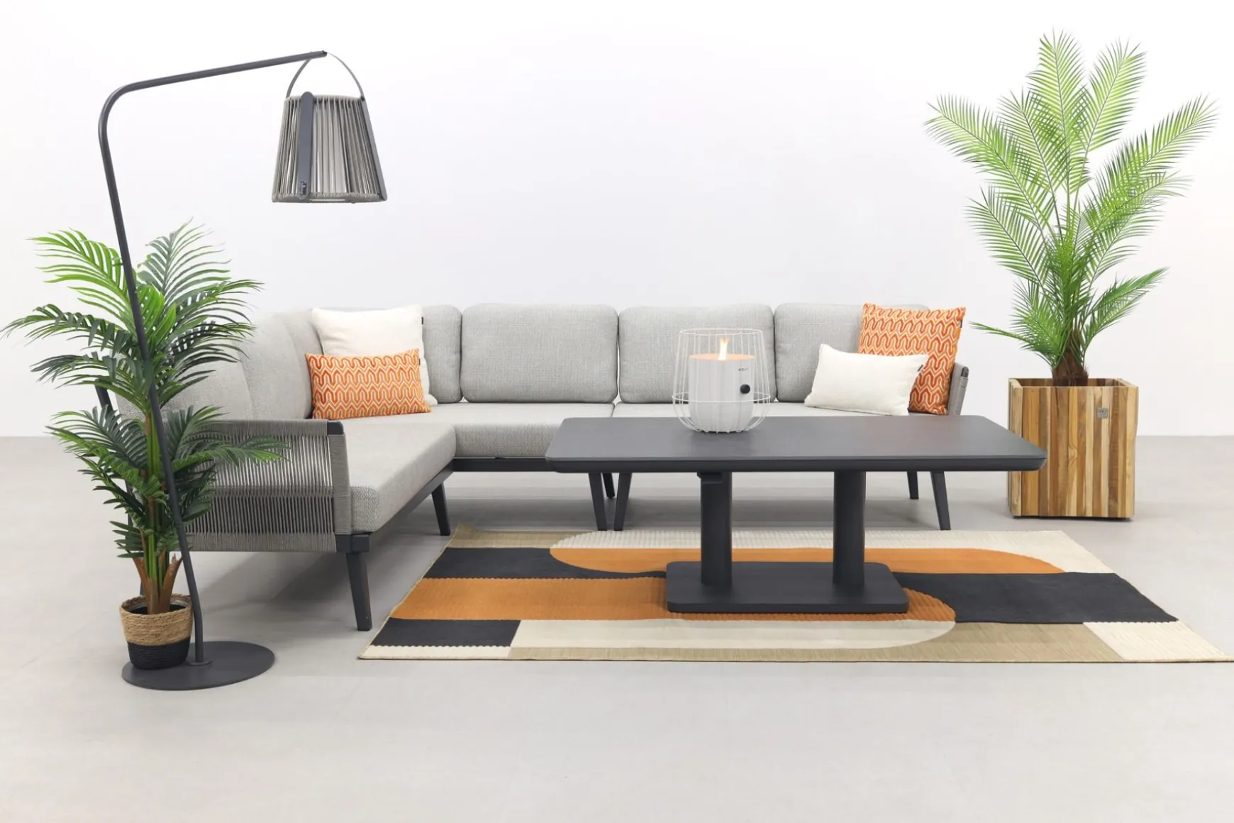 Durban/Medina verstelbare loungeset - hoekbank - 2-delig
