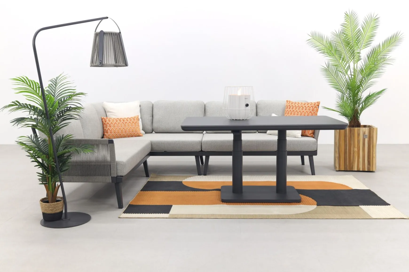 Durban/Medina verstelbare loungeset - hoekbank - 2-delig