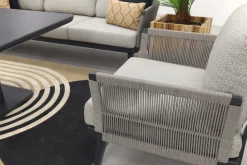 Durban/Medina verstelbare stoel-bank loungeset - 4-delig - Op=Op
