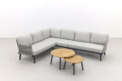 Durban/mindo loungeset - hoekbank - 3-delig - Op=Op