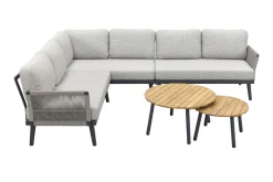Durban/mindo loungeset - hoekbank - 3-delig - Op=Op