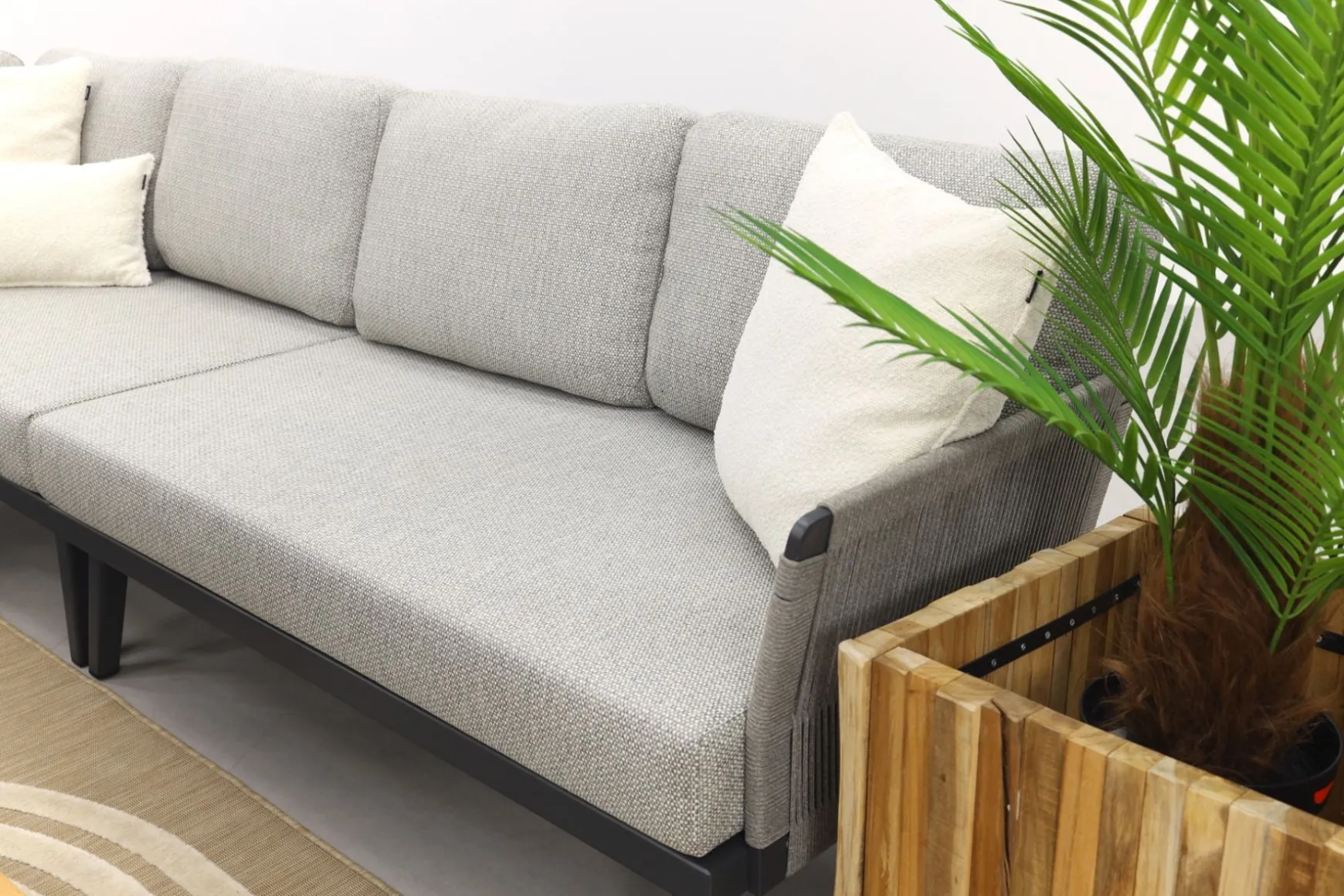 Durban/mindo loungeset - hoekbank - 2-delig - Op=Op