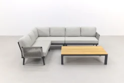 Durban/mindo loungeset - hoekbank - 2-delig - Op=Op