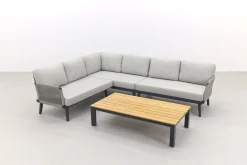 Durban/mindo loungeset - hoekbank - 2-delig - Op=Op