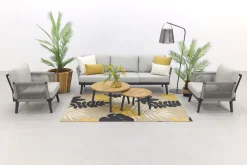 Durban/Mindo stoel-bank loungeset - 5-delig - Op=Op