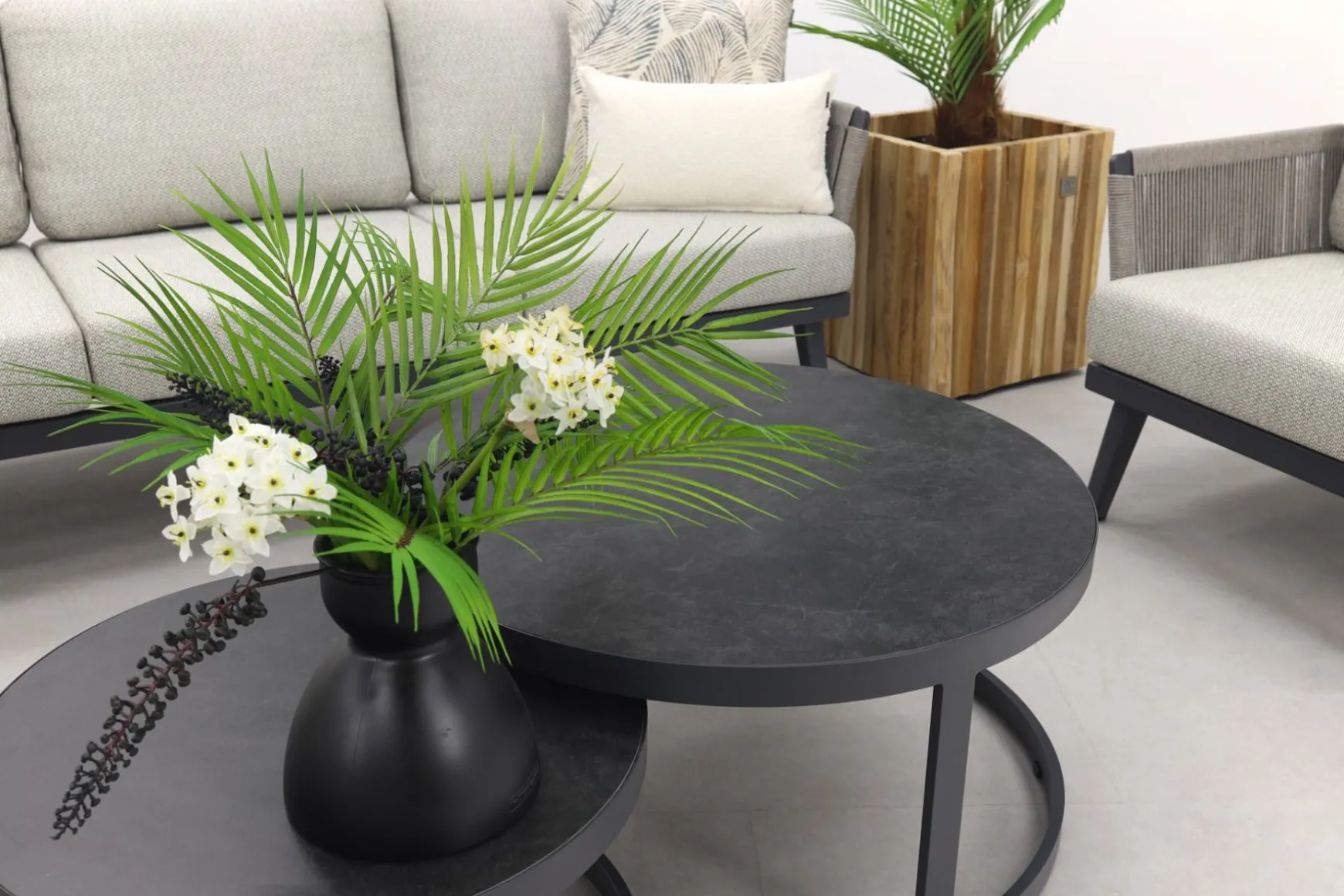 Durban/Rhodos stoel-bank loungeset - 5-delig - Op=Op