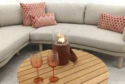 Emilia/Mindo organische rope loungeset - Latte/Beige