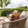 Flow stoel/bank loungeset (5-delig) - Zand/Latte