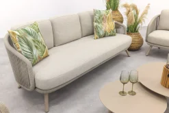Flow stoel/bank loungeset (5-delig) - Zand/Latte