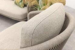 Flow stoel/bank loungeset (5-delig) - Zand/Latte