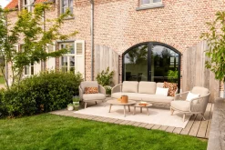 Flow stoel/bank loungeset (5-delig) - Zand/Latte