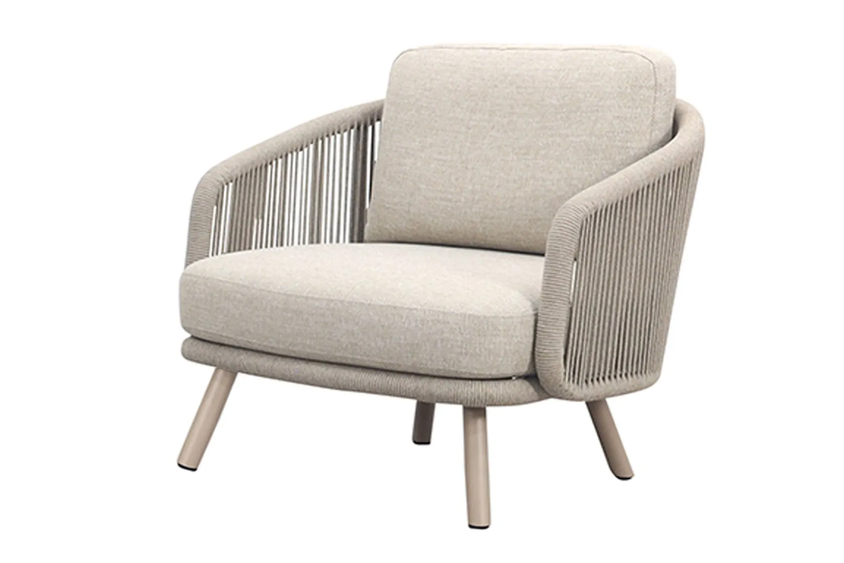 Flow stoel/bank loungeset (5-delig) - Zand/Latte