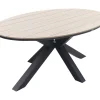 Garden Impressions Edison ovale tuintafel polywood 180x115 cm.