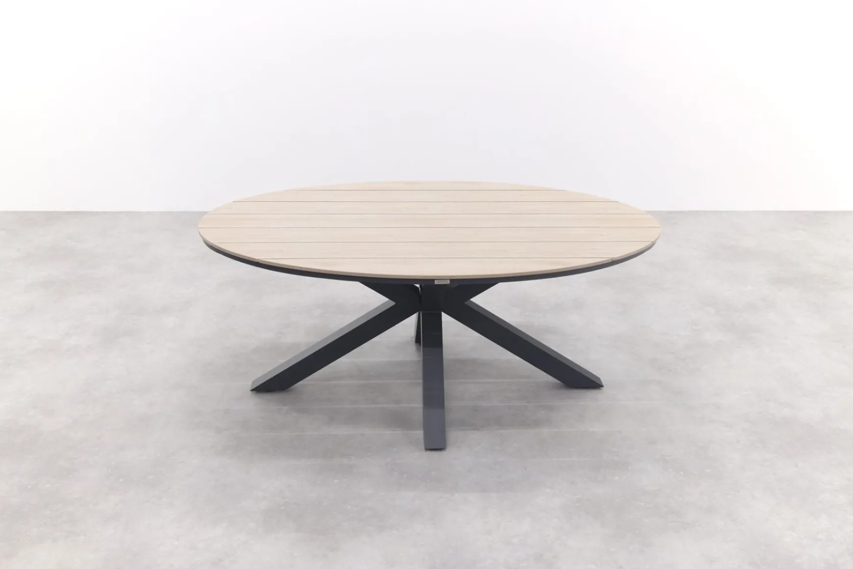 Garden Impressions Edison ovale tuintafel polywood 180x115 cm.
