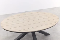 Garden Impressions Edison ovale tuintafel polywood 180x115 cm.