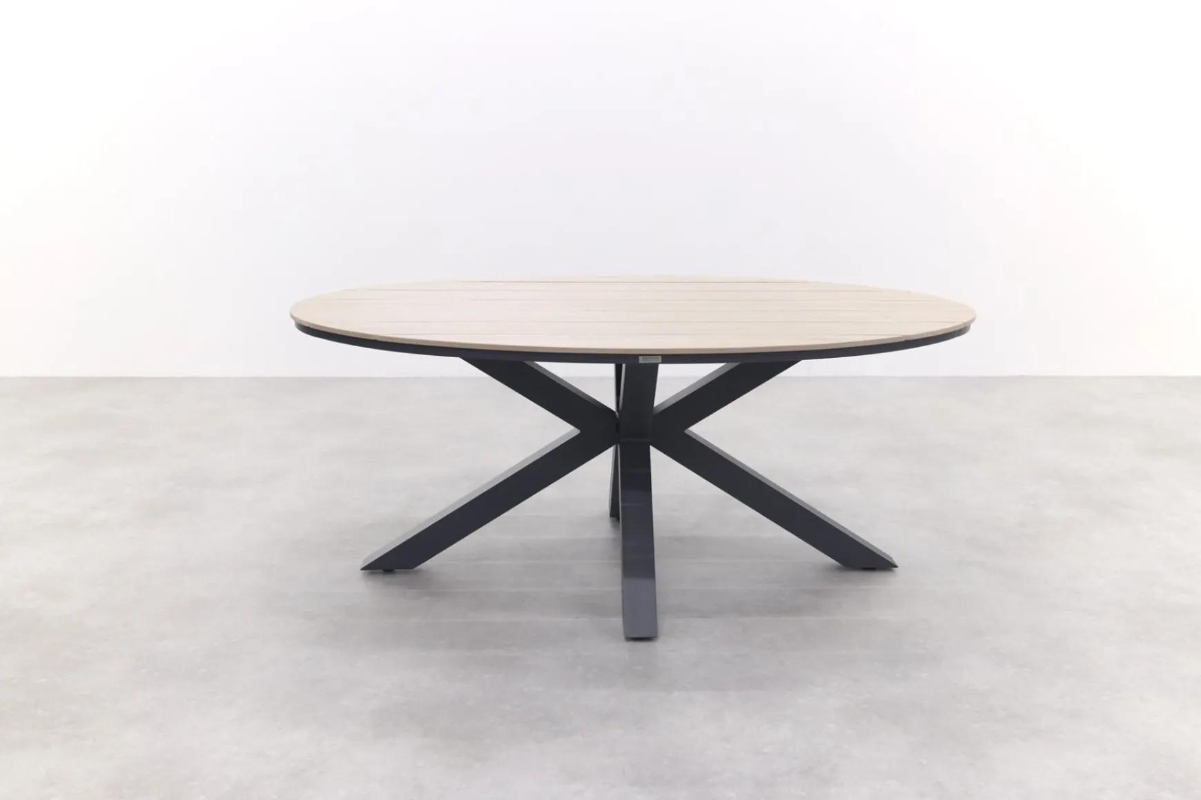 Garden Impressions Edison ovale tuintafel polywood 180x115 cm.