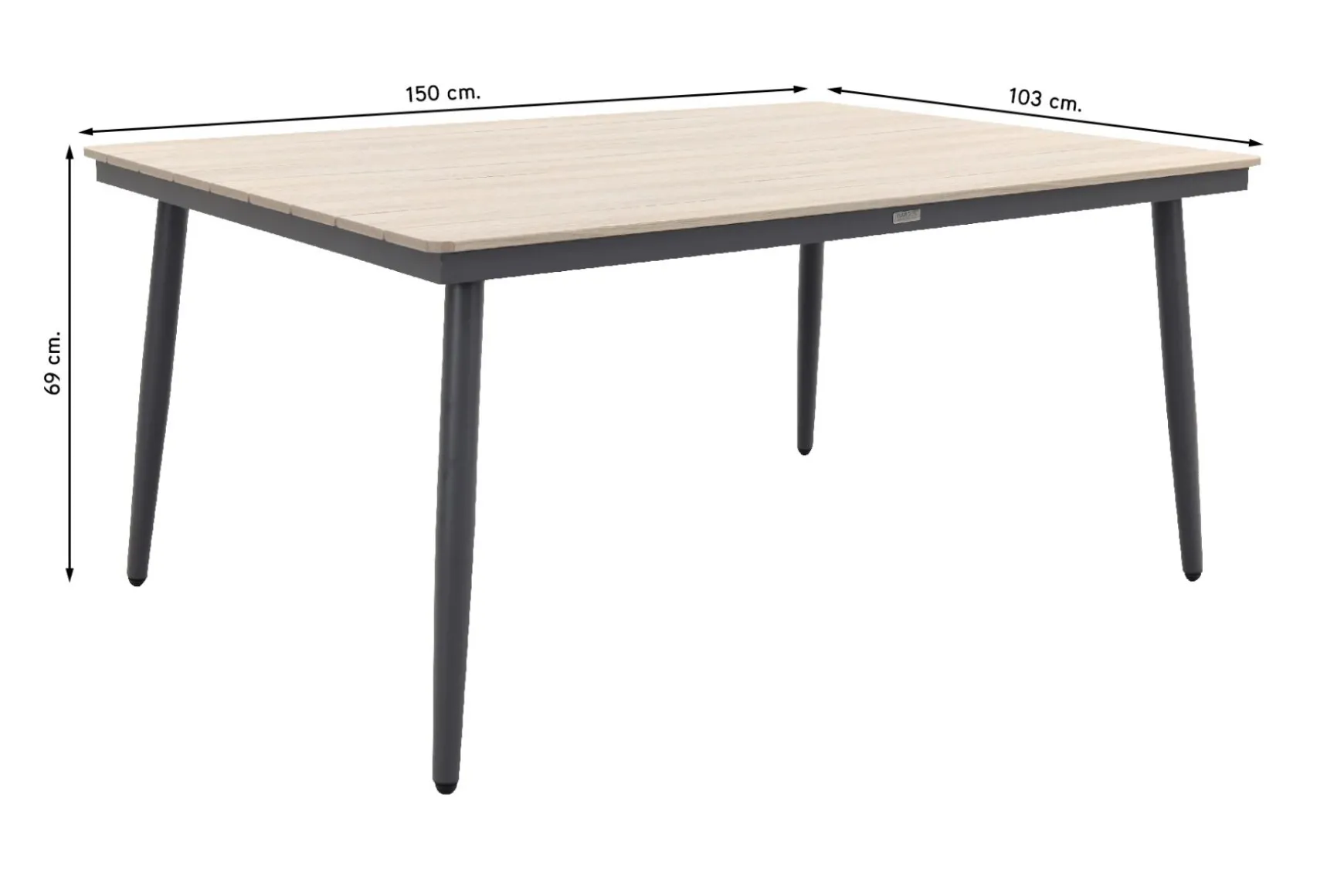 Garden Impressions Margriet lounge dining set - Naturel - 6 delig