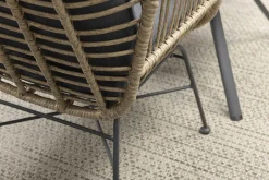Garden Impressions Margriet natural/Taste Prado Ellips 240x115 cm. tuinset - 7-delig