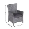 Garden Impressions Nikki kindertuinstoel - Earl grey / Reflex black