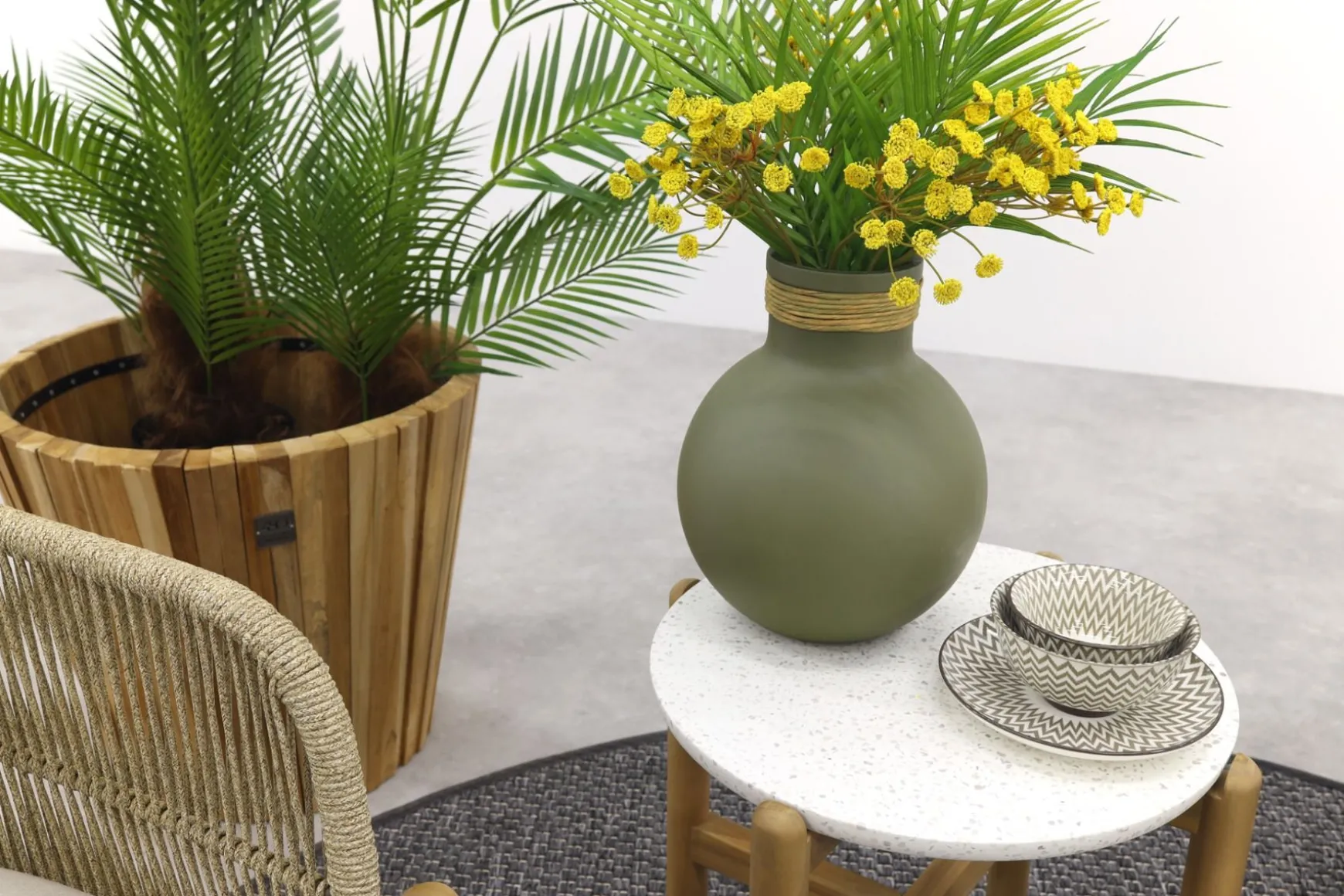 Garden Impressions Talara stoel loungeset 3-delig - Zand