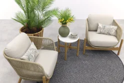 Garden Impressions Talara stoel loungeset 3-delig - Zand