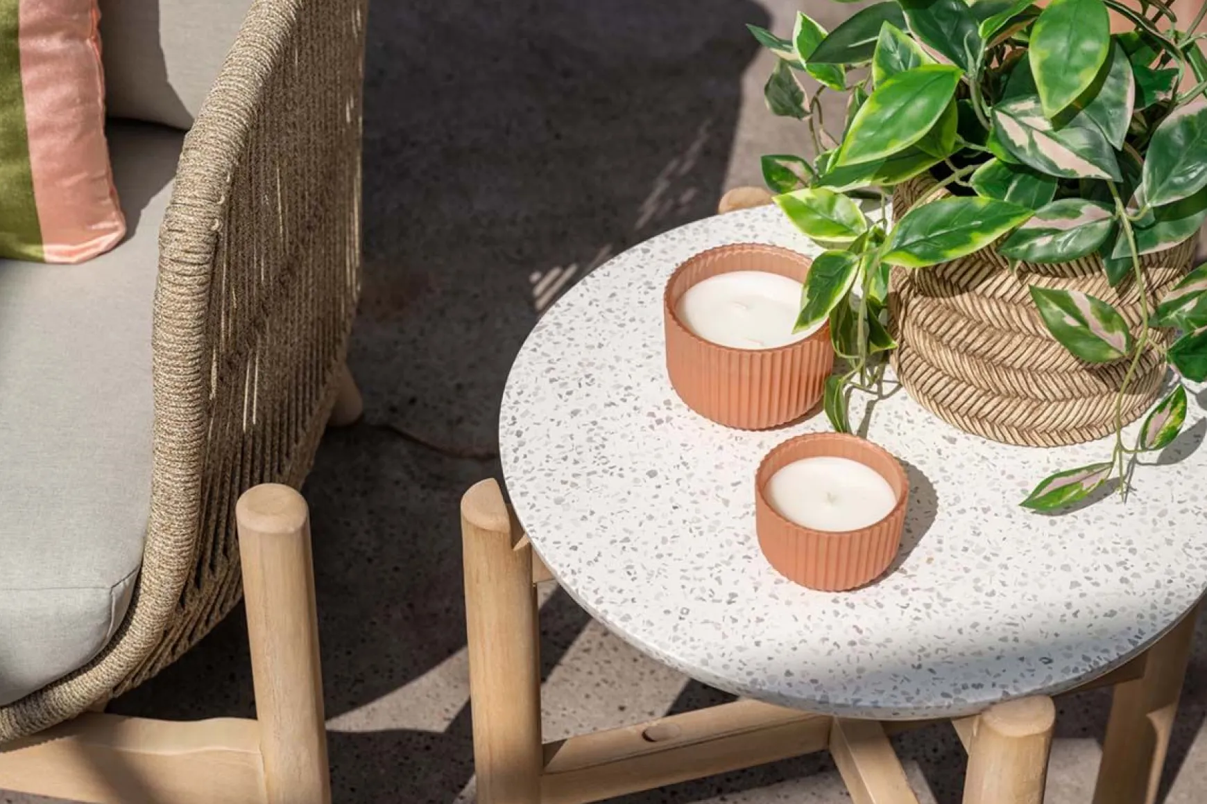 Garden Impressions Talara stoel loungeset 3-delig - Zand