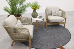 Garden Impressions Talara stoel loungeset 3-delig - Zand