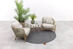 Garden Impressions Talara stoel loungeset 3-delig - Zand