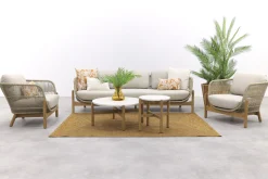 Garden Impressions Talara stoel bank loungeset 5-delig - Zand