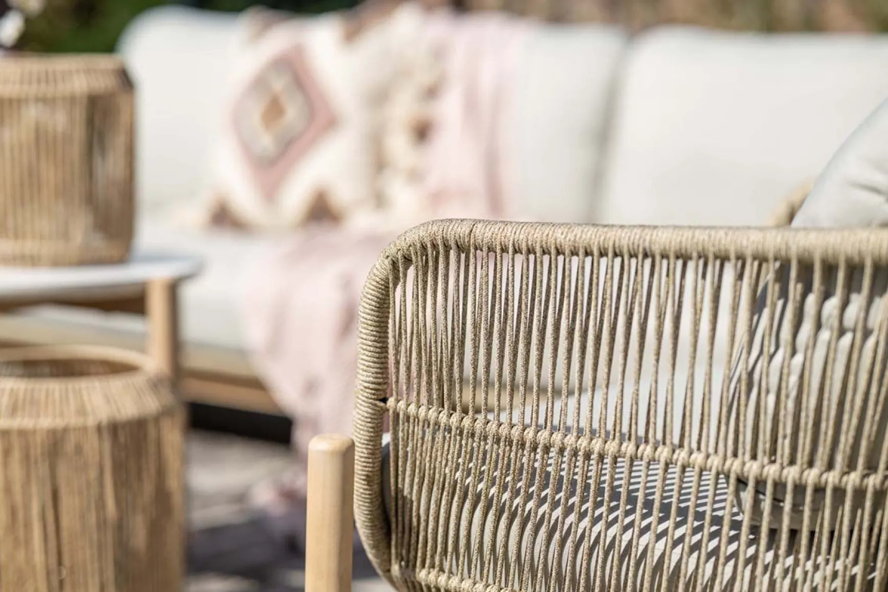 Garden Impressions Talara stoel bank loungeset 5-delig - Zand