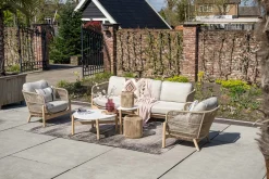 Garden Impressions Talara stoel bank loungeset 5-delig - Zand