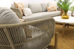 Garden Impressions Talara stoel bank loungeset 5-delig - Zand