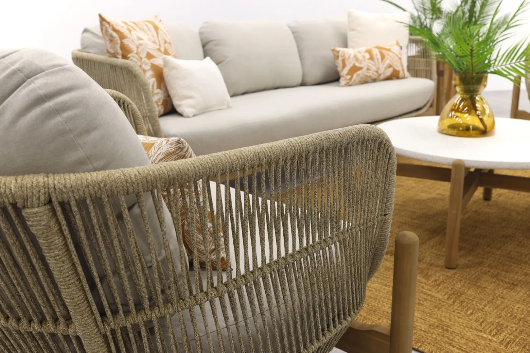 Garden Impressions Talara stoel bank loungeset 5-delig - Zand