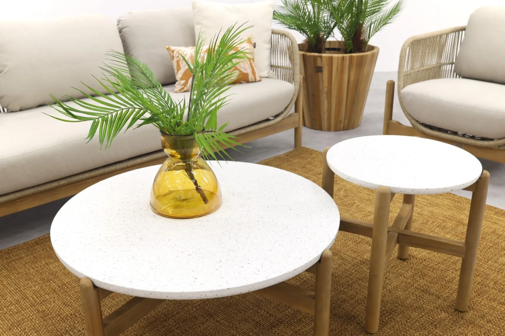 Garden Impressions Talara stoel bank loungeset 5-delig - Zand