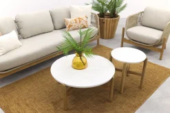 Garden Impressions Talara stoel bank loungeset 5-delig - Zand