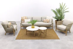 Garden Impressions Talara stoel bank loungeset 5-delig - Zand
