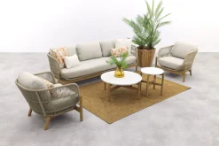 Garden Impressions Talara stoel bank loungeset 5-delig - Zand