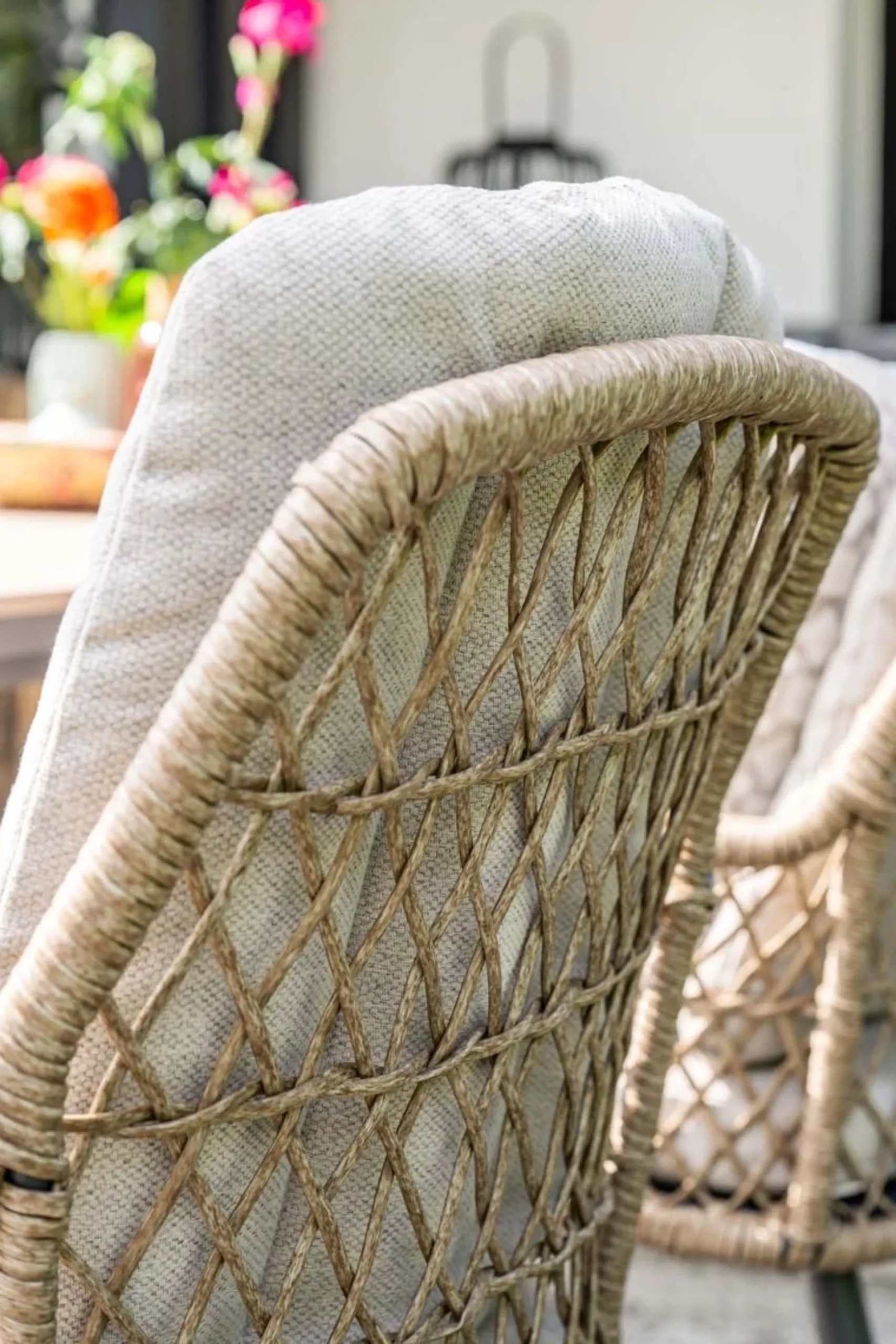 GI Allasio dining tuinstoel - Carbon black/Zand