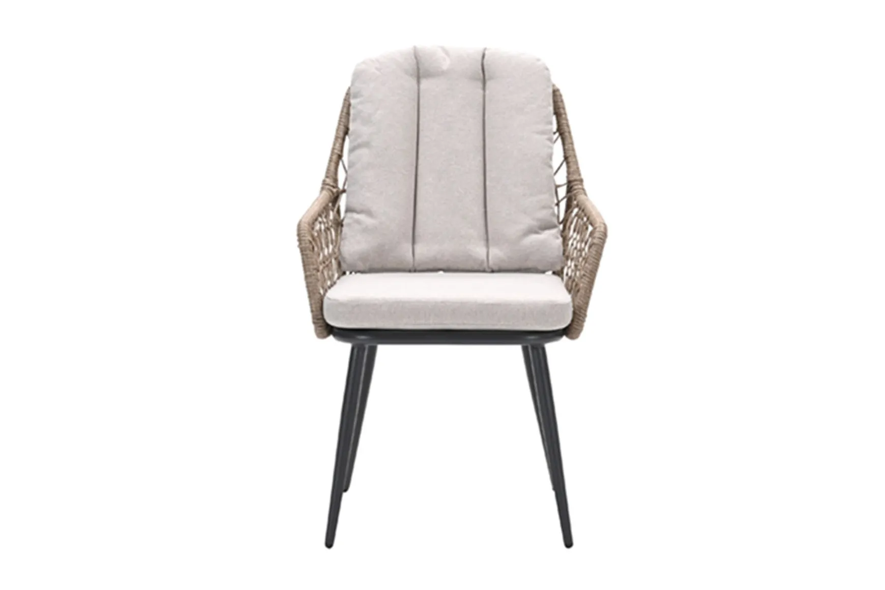 GI Allasio dining tuinstoel - Carbon black/Zand