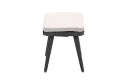 GI Allasio lounge-dining hoekset (6-delig) - Carbon black/Zand