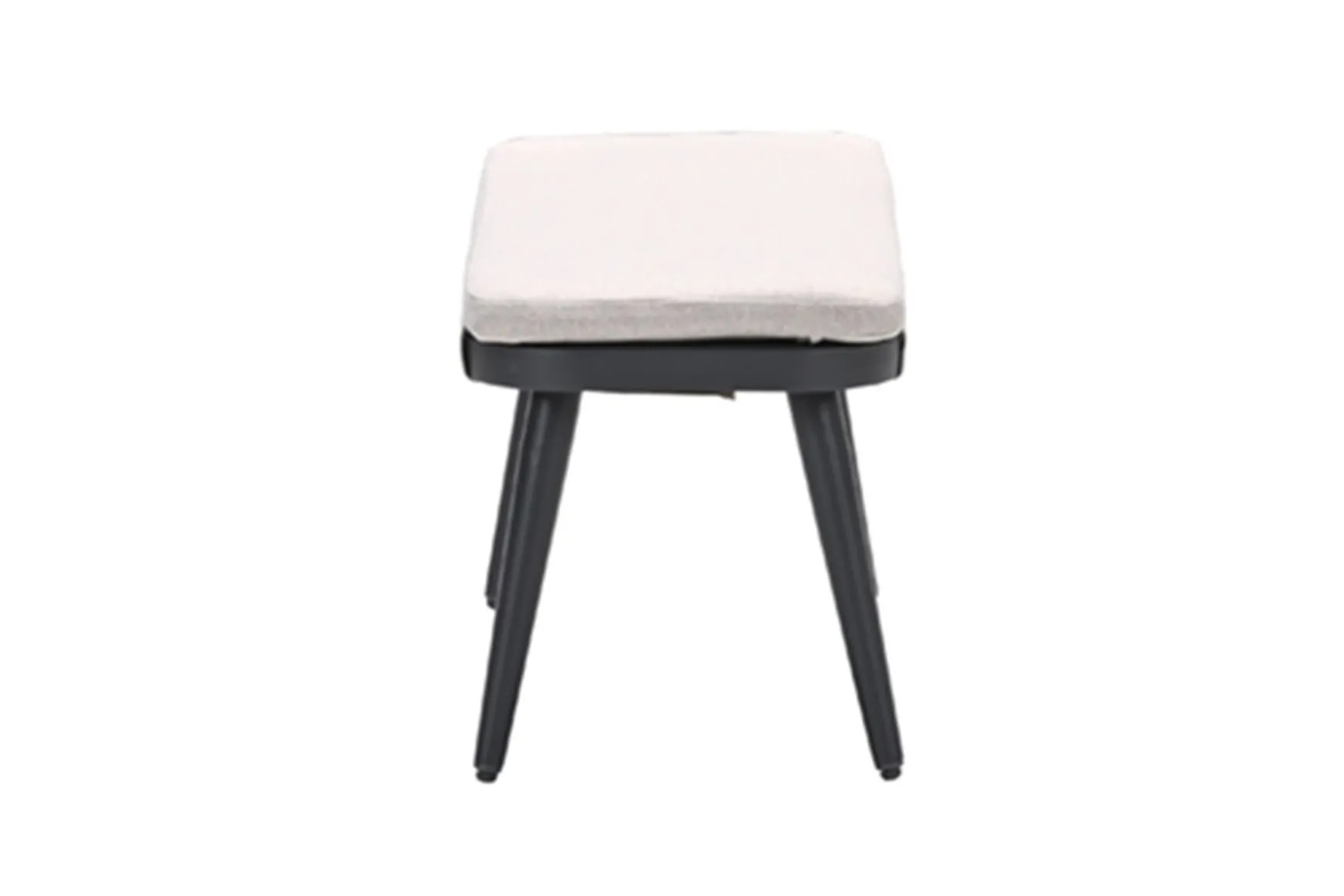 GI Allasio lounge-dining hoekset (6-delig) - Carbon black/Zand