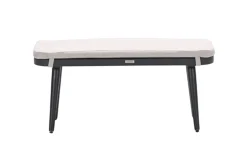 GI Allasio lounge-dining hoekset (6-delig) - Carbon black/Zand