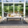 GI Allasio naturel rope lounge-/diningset (4-dlg)