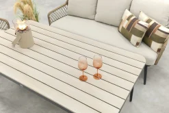 GI Allasio naturel rope lounge-/diningset (4-dlg)