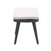 GI Allasio tuinbank - Carbon black/Zand