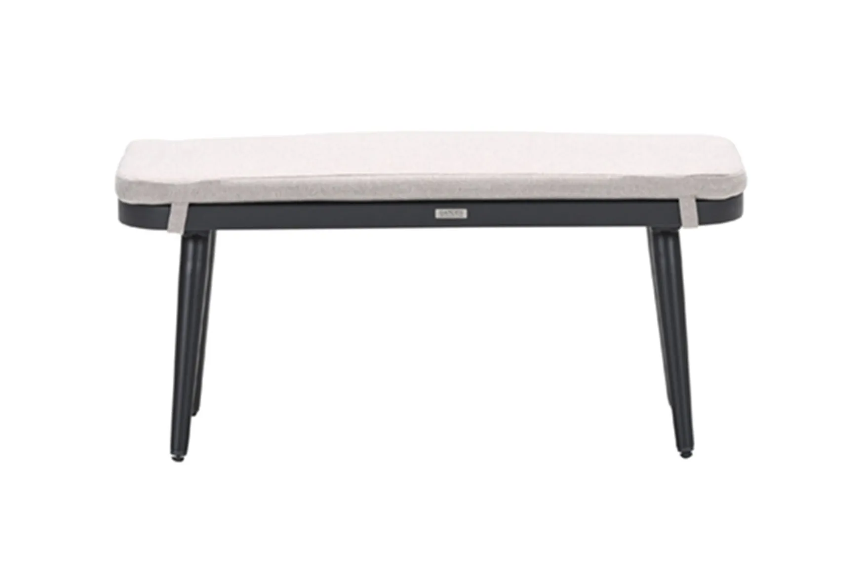 GI Allasio tuinbank - Carbon black/Zand