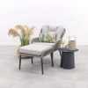 GI Andorra/Velora loungestoel set - Taupe/Zand