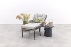 GI Andorra/Velora loungestoel set - Taupe/Zand