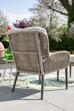 GI Andorra/Velora loungestoel set - Taupe/Zand
